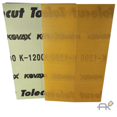Клейкий шлифовальный лист Tolecut 29 х 35 мм KOVAX (K1200) Orange 